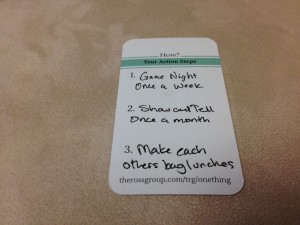 Family One Thing How